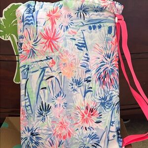 Lilly Pulitzer Packable Beach Mat Sea to Shining Sea Print